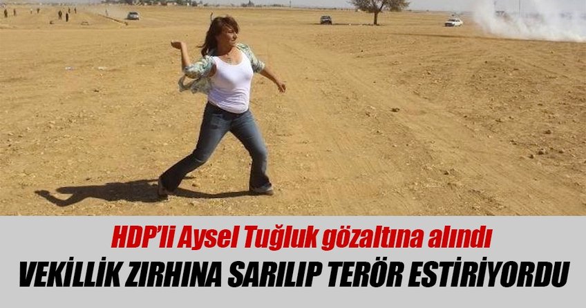 HDPli Aysel Tuğluk gözaltına alındı