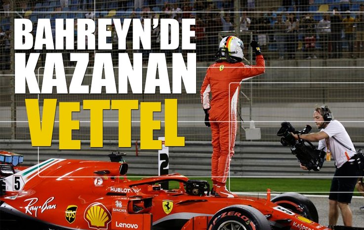 BAHREYN'DE KAZANAN VETTEL