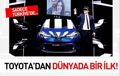 Toyotadan dünyada bir ilk! Sadece Türkiyede...