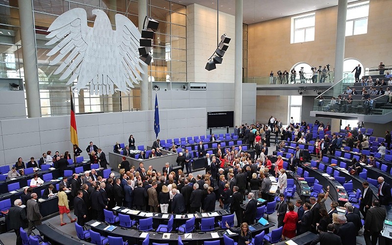 German parliament votes on draft law entitled ,improving the protection of sexual self-determination,, in Berlin, on July 7, 2016 (AFP Photo)