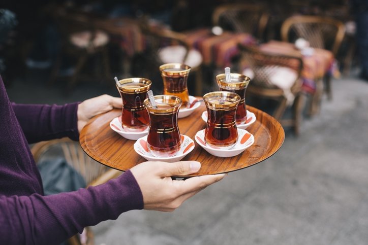 Essentials of Bosphorus tour: Turkish tea, simit on board ferry