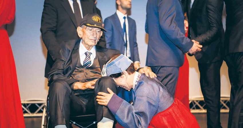 Türk astsubay ve Kore Savaşında kurtardığı kız ‘Ayla’ filminin galasında buluştu
