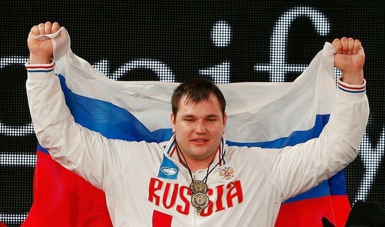 Lovchev, who won gold in the +105kg category at the 2015 world championships, tested positive for the banned growth hormone Ipamorelin. (AFP Photo)