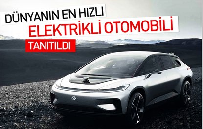 Dünyanın en hızlı elektrikli otomobili tanıtıldı