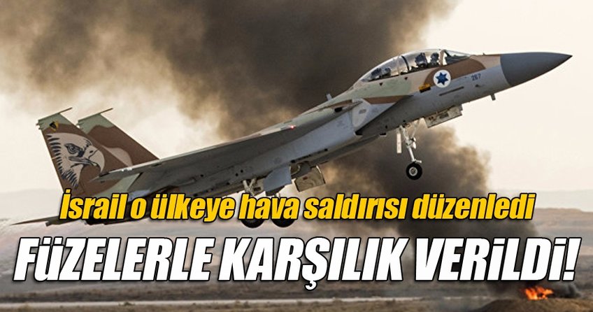 İsrail Suriye'ye savaş uçaklarıyla saldırı düzenledi