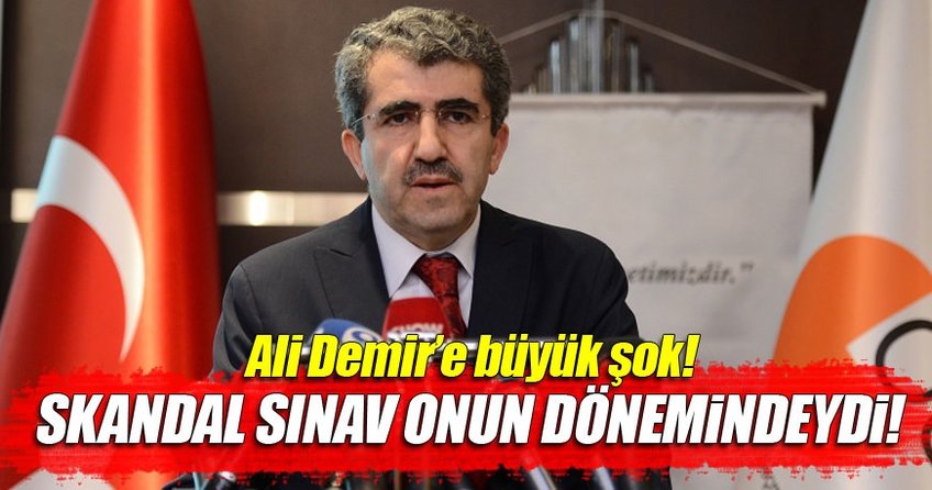 Eski ÖSYM Başkanı Ali Demir'e FETÖ davası