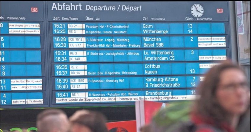 Almanya’da tren biletlerine zam