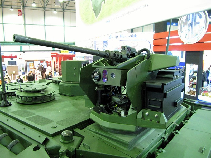 SARP (Stabilized Advanced Remote Platform) developed by Aselsan. (AA Photo)
