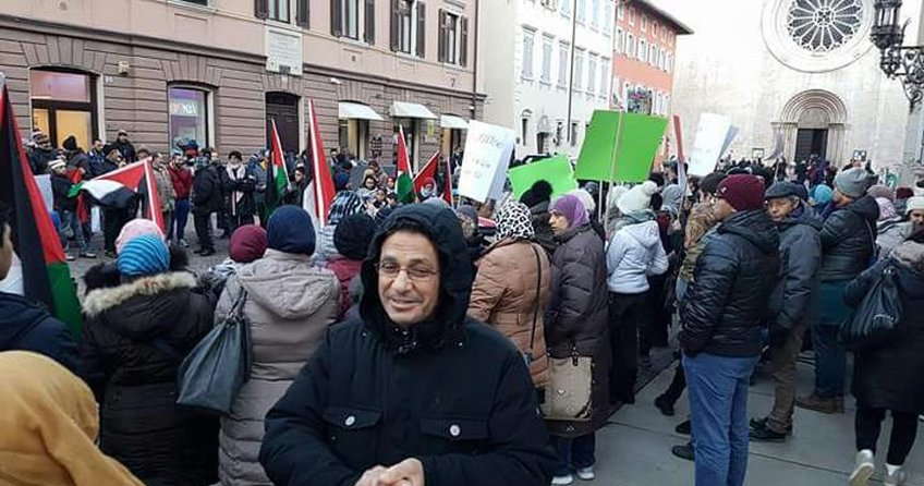 İtalyada ABDnin Kudüs kararı protesto edildi