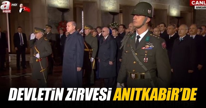 Devletin Zirvesi Anıtkabir'de - CANLI