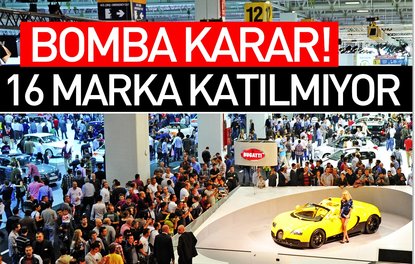 Bomba karar 16 marka katılmıyor