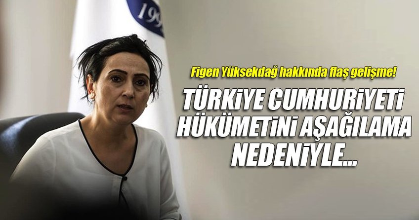 Figen Yüksekdağ'a dava açıldı