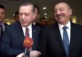 Erdoğan ve Aliyev'den sıcak görüntüler
