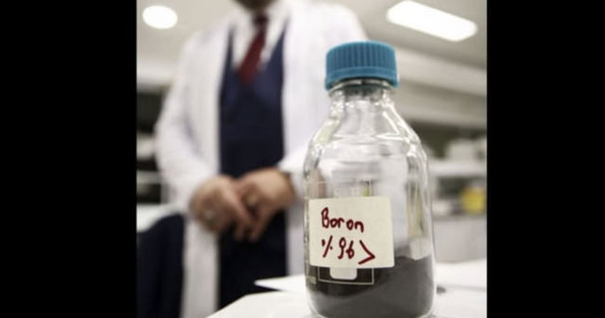 Türkiye'de üretilen borun değeri 4 milyon dolar