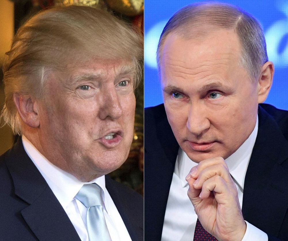 U.S. President-elect Donald Trump and Russian President Vladimir Putin.
