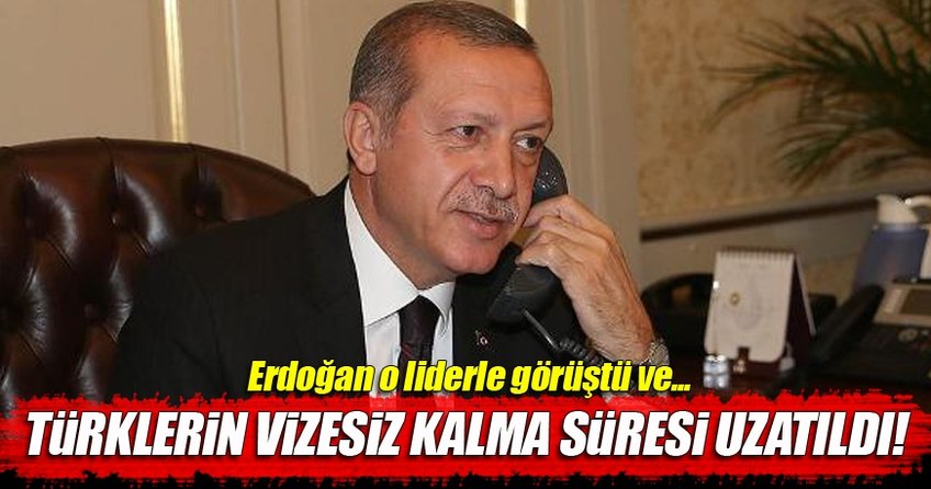 Türklerin vizesiz kalma süresi uzatıldı