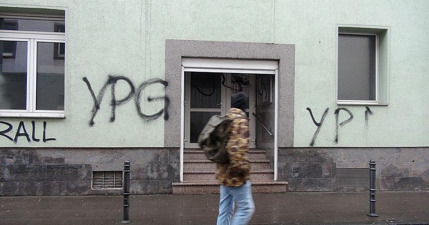 PYD/PKK yandaşları Almanya’da cami ve restorana saldırdı