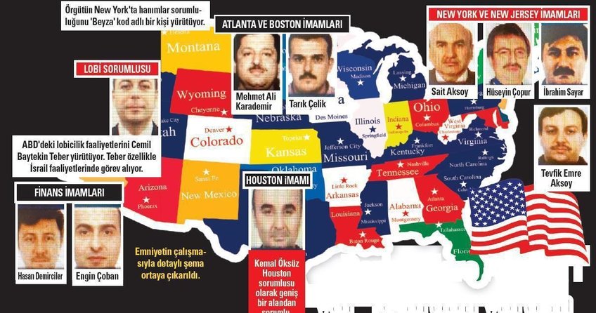 FETÖ önce ABD'yi 6 eyalete bölmüş sonra da himmetleri Vegas'ta aklamış!