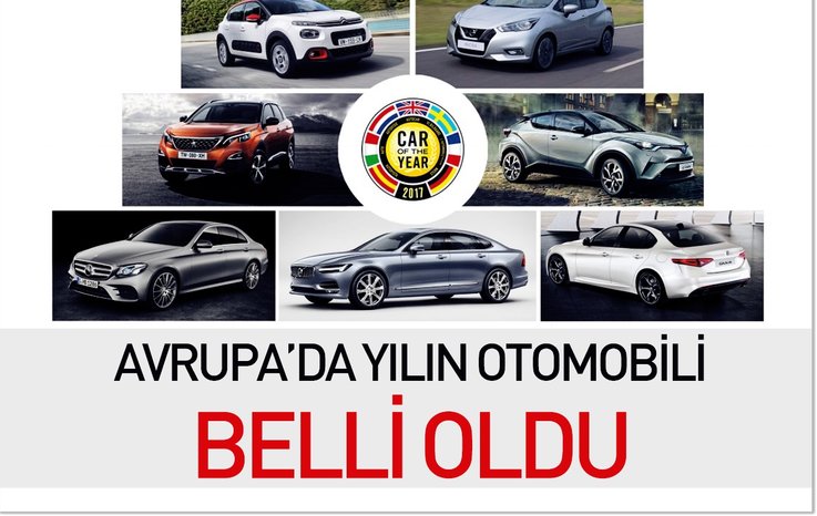 AVRUPA'DA YILIN OTOMOBİLİ BELLİ OLDU