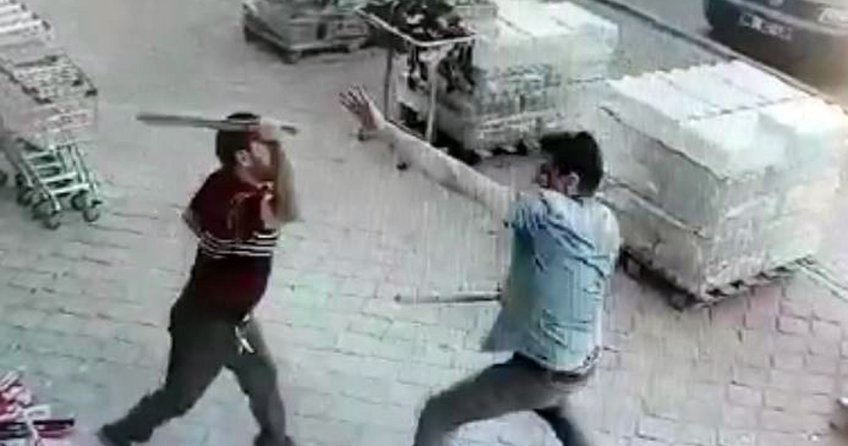 Aksaray'da komşular arasında sopalı-baltalı kavga