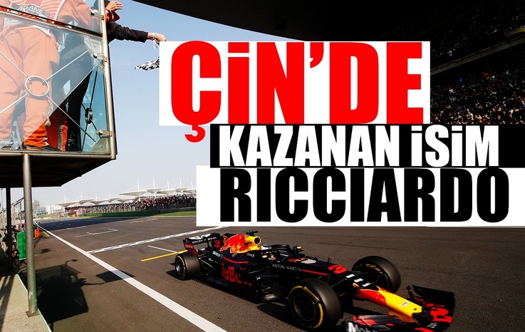 ÇİN'DE KAZANAN RİCCİARDO