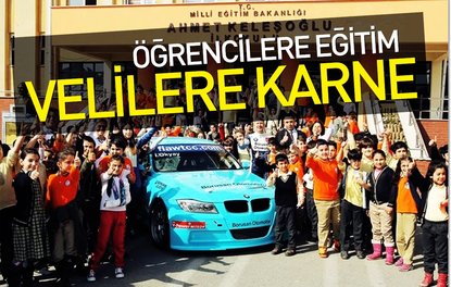 Öğrencilere Eğitim Velilere Karne