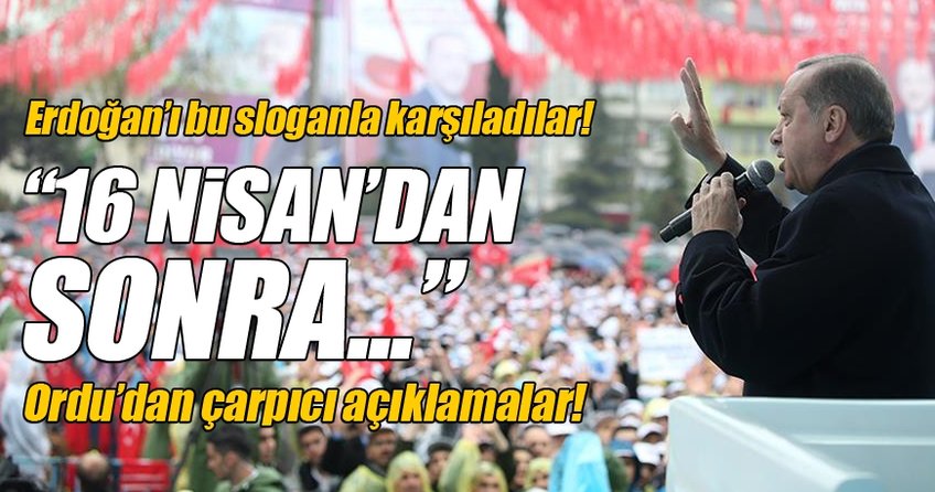 Cumhurbaşkanı Erdoğan'dan çarpıcı açıklamalar