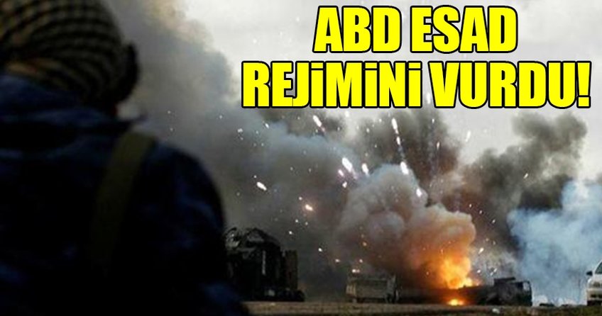 ABD Suriye'yi vurdu!