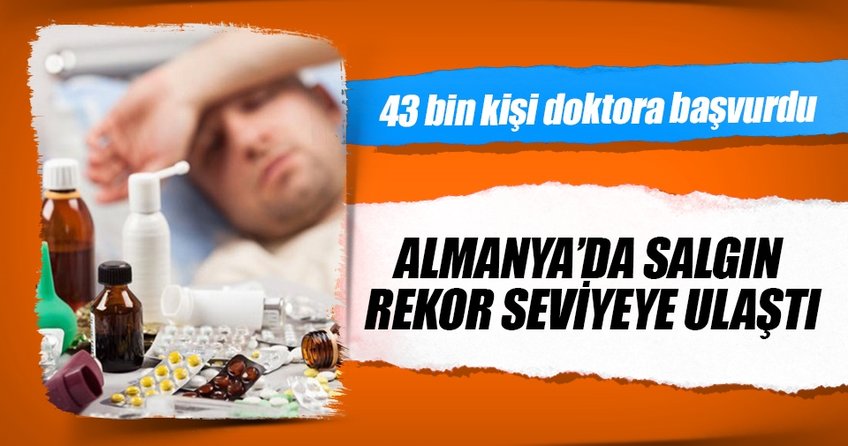 Almanya grip salgınına teslim