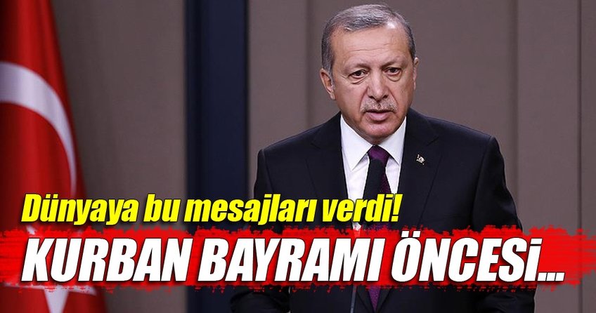 Cumhurbaşkanı Erdoğan Çin'den dünyaya bu mesajları verdi