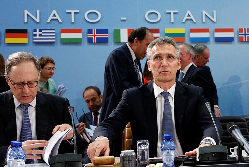 NATO Secretary-General Jens Stoltenberg chairs a NATO defence ministers meeting at the Alliance headquarters in Brussels, Belgium, June 14, 2016. (Reuters Photo)