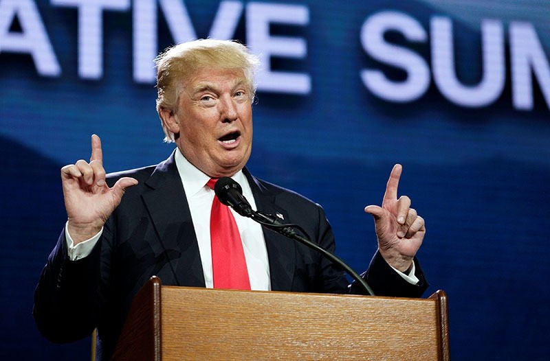 U.S. Republican presidential candidate Donald Trump speaks at the Western Conservative Summit in Denver July 1, 2016. (Reuters)