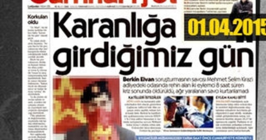 Cumhuriyet'ten yine çirkin manşet!