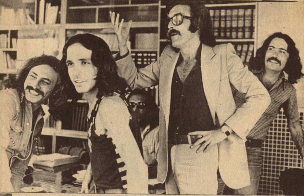 Cem Karaca (second right) and Mou011follar