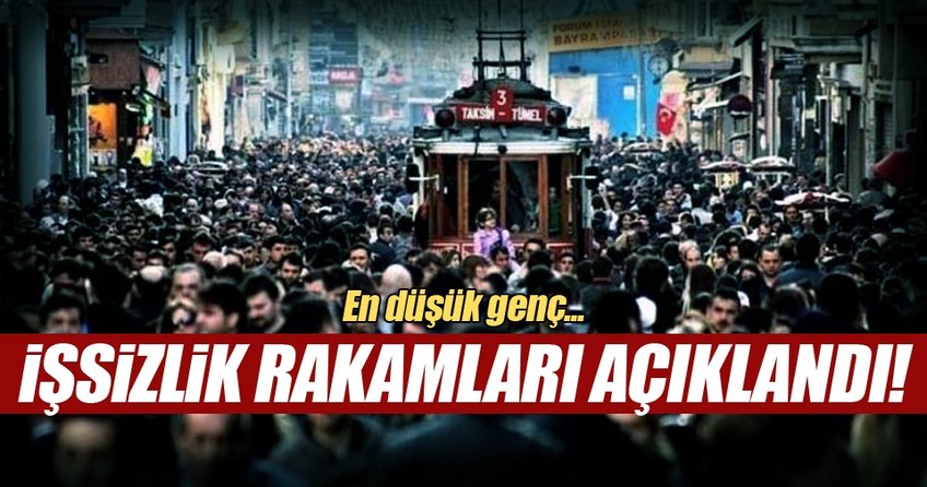İşsizlik rakamları açıklandı!