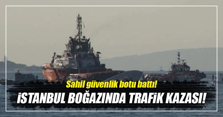 Sahil Güvenliğe ait bot alabora oldu