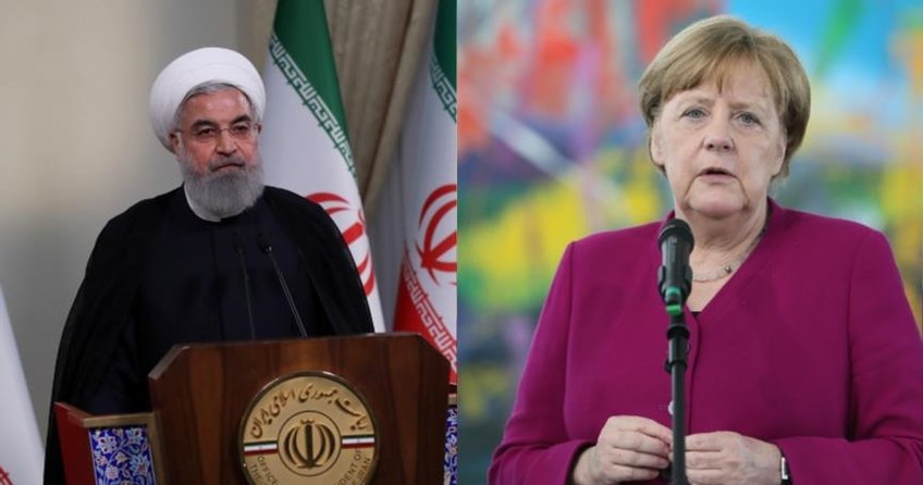 Merkel ve Ruhani telefonda görüştü