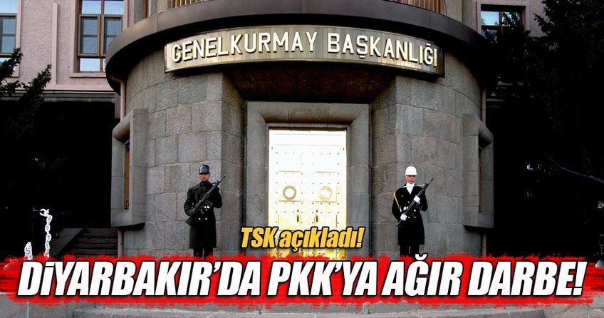 Diyarbakır'da PKK'ya ağır darbe!