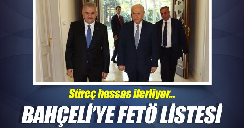 Devlet Bahçeli'ye FETÖ listesi