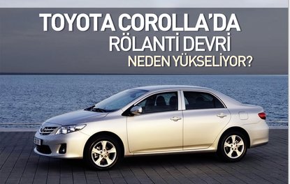 Toyota Corolla’da rölanti devri neden yükseliyor?