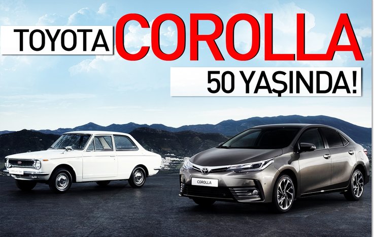 TOYOTA COROLLA 50 YAŞINDA