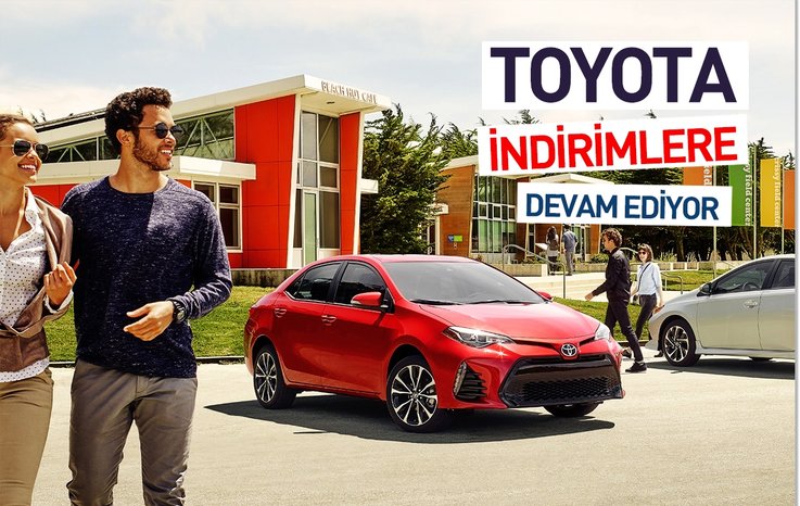TOYOTA İNDİRİMLERE DEVAM EDİYOR