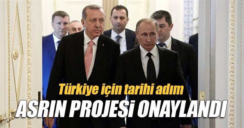 Asrın projesi onaylandı