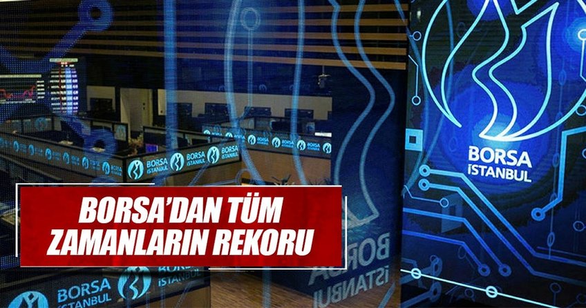 Borsa’dan yeni kapanış rekoru 96.400