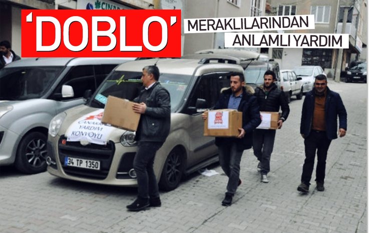 'DOBLO' MERAKLILARINDAN ANLAMLI YARDIM