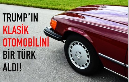 Trumpın klasik otomobilini bir Türk aldı!