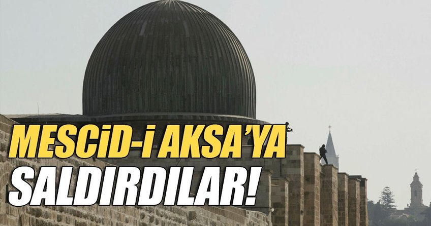 İsrail polisi Mescid-i Aksa’ya saldırdı
