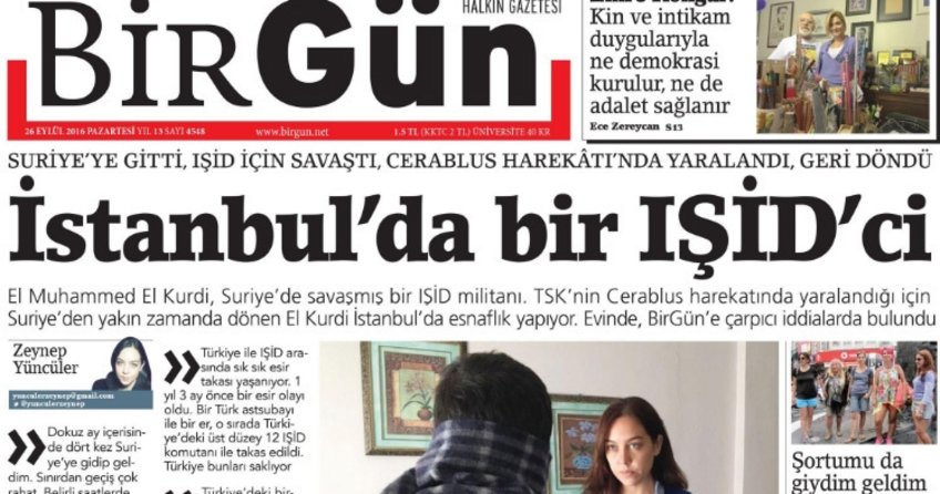 BirGün’den Terör propagandası!