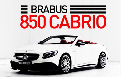 Brabus 850 Cabrio ortaya çıktı