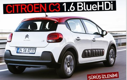 SÜRÜŞ İZLENİMİ · Citroen C3 1.6 BlueHDi